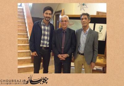 دومین نمایشگاه سازخانه ایران در خانه هنرمندان سال97 بازدید استاد میلاد کیایی